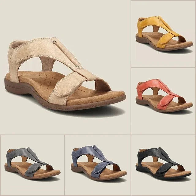 Halenia | Orthopädische Keilsandalen | Perfekt für den Sommer