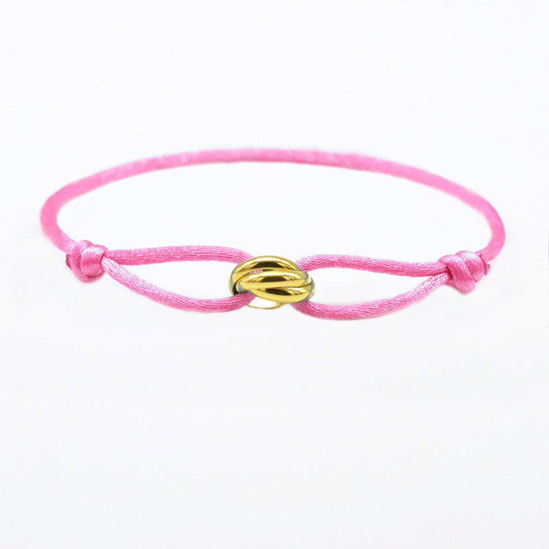 Aliams | Handgefertigtes Paar Edelstahl Diy Tragband