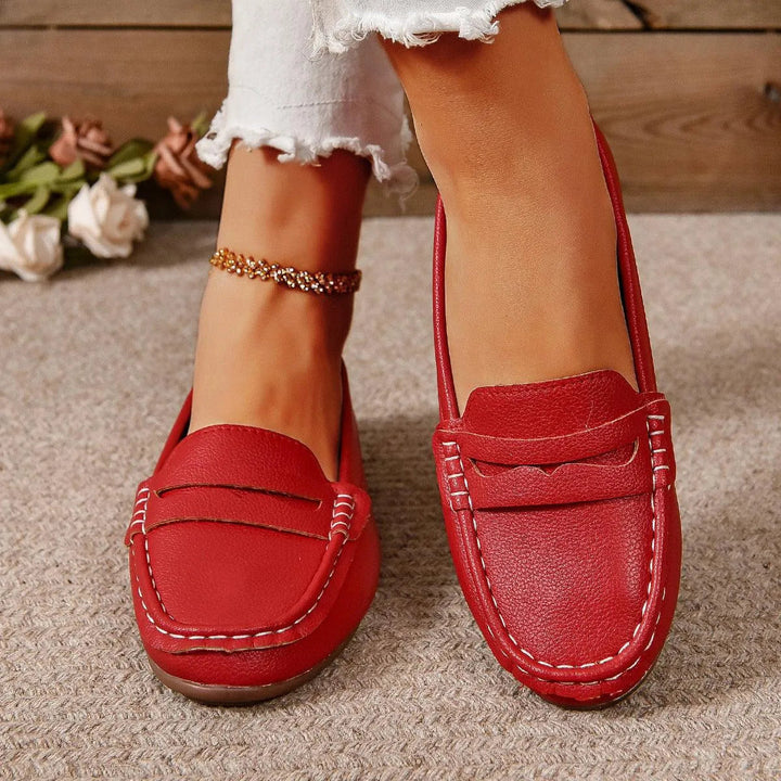 Aliams | Gommino Flat Crossed Soft Sole Women