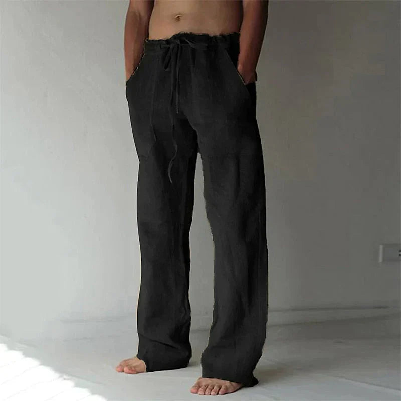 Aliams | Herren Baggy Leinenhose
