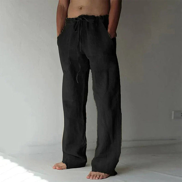 Aliams | Herren Baggy Leinenhose