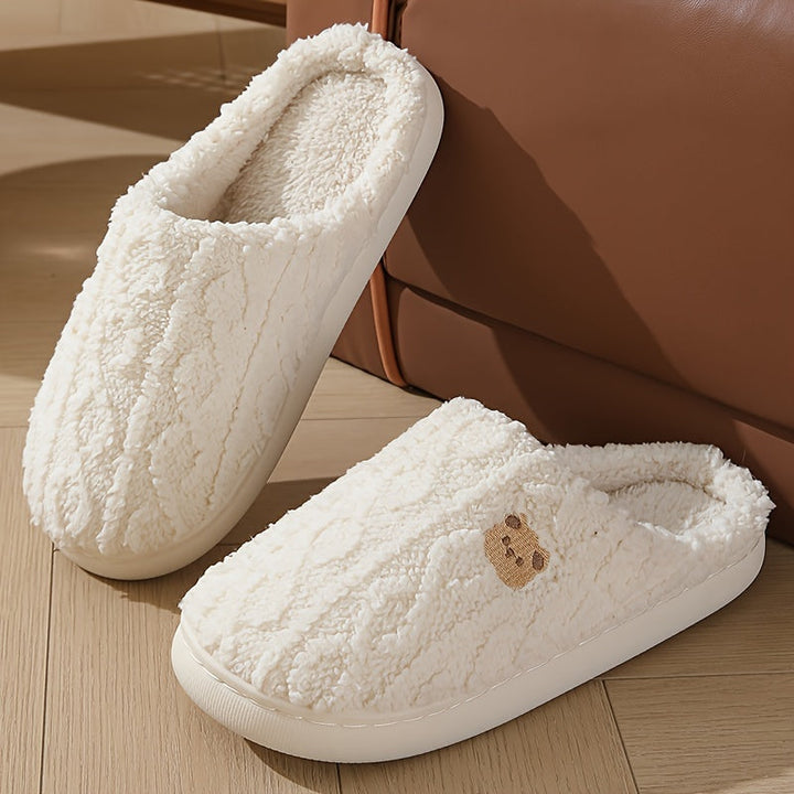 Kuschelige, Plüschgefütterte Winterpantoffeln