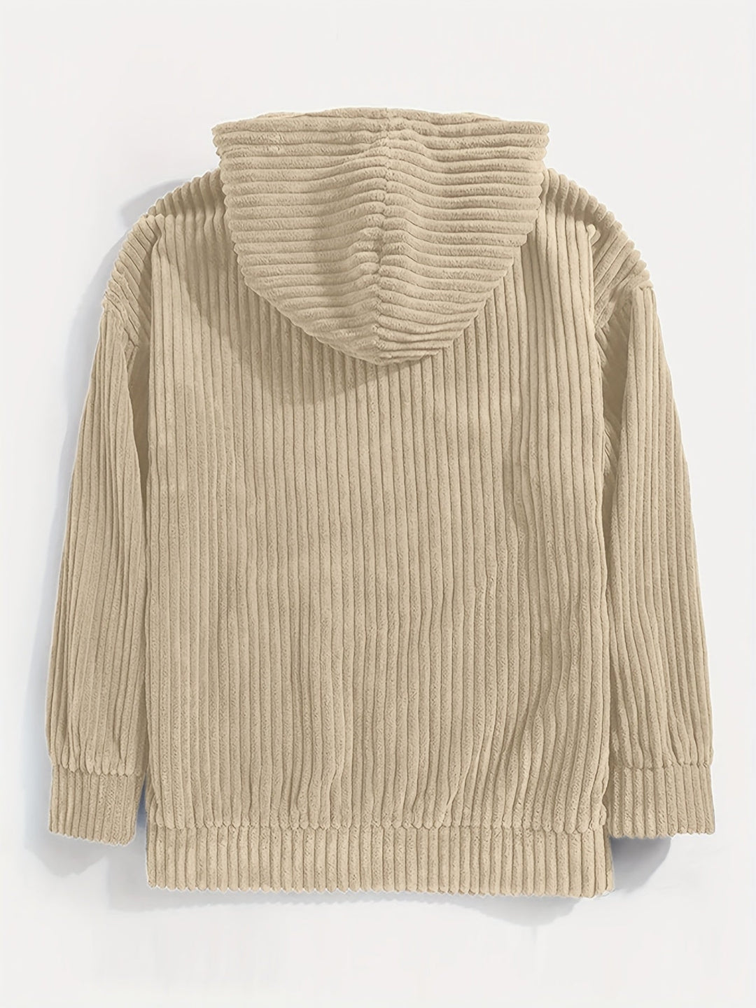 Strukturierter Kapuzenpullover Aus Cord
