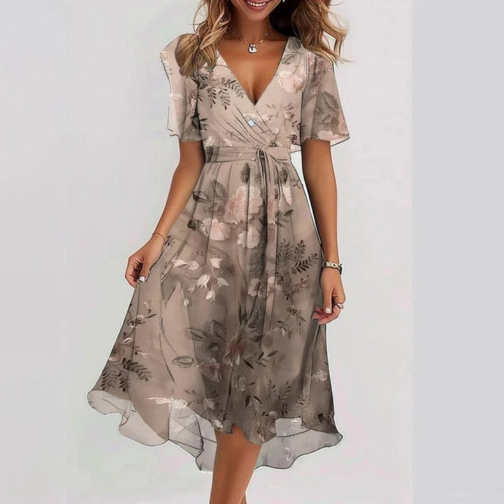 Aliams | Damenkleid mit V-Ausschnitt