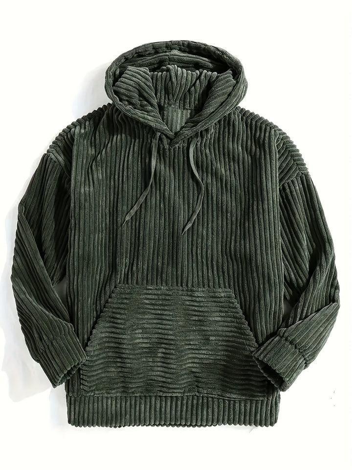 Strukturierter Kapuzenpullover Aus Cord