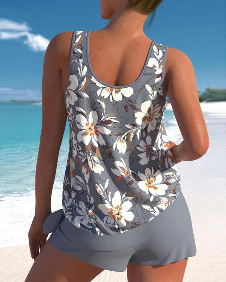 Aliams | Tankini Badeanzug Stylisches Zweiteiliges Badeanzug-Set