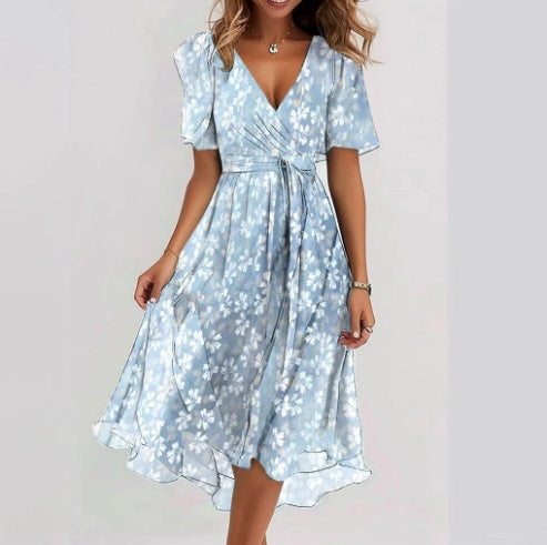 Aliams | Damenkleid mit V-Ausschnitt