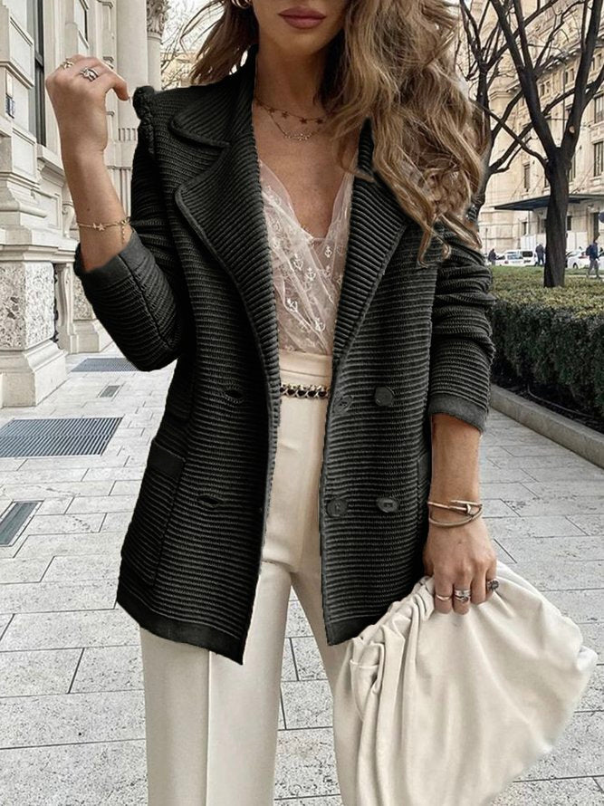 Aliams | Blazer Strickjacke Modisch & Warm