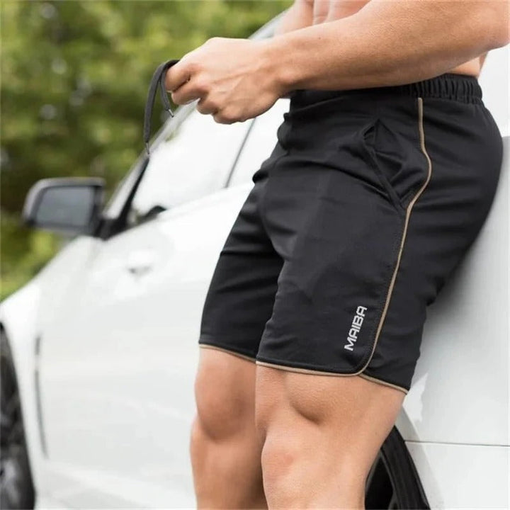 Slim Fit Badehose aus elastischem Stoff für Herren