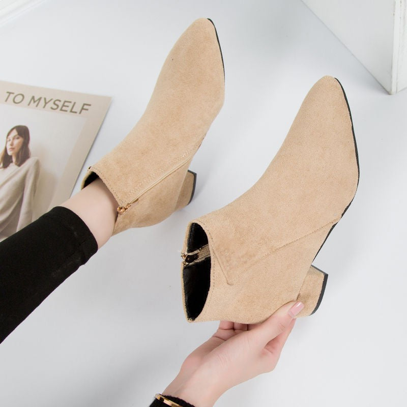 Stilvolle Lederstiefeletten Für Damen Herbstmode