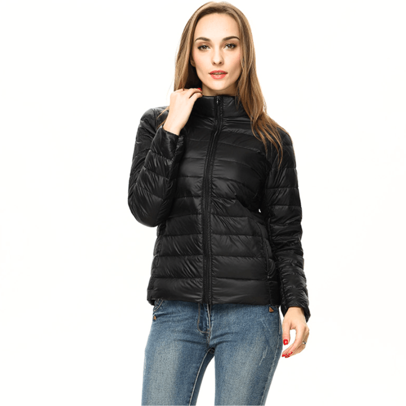 Aliams | Damen Jacke Elegante Leichte Daunenjacke Trendy & Bequem