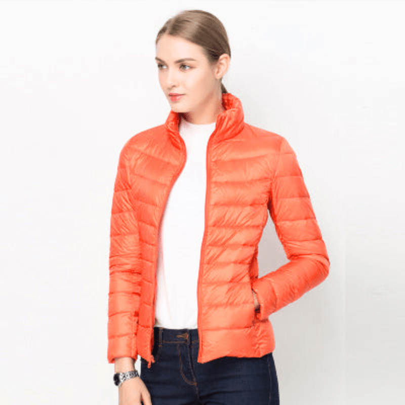 Aliams | Damen Jacke Elegante Leichte Daunenjacke Trendy & Bequem