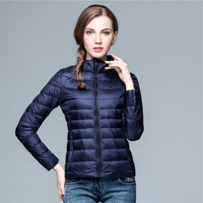 Aliams | Damen Jacke Elegante Leichte Daunenjacke Trendy & Bequem
