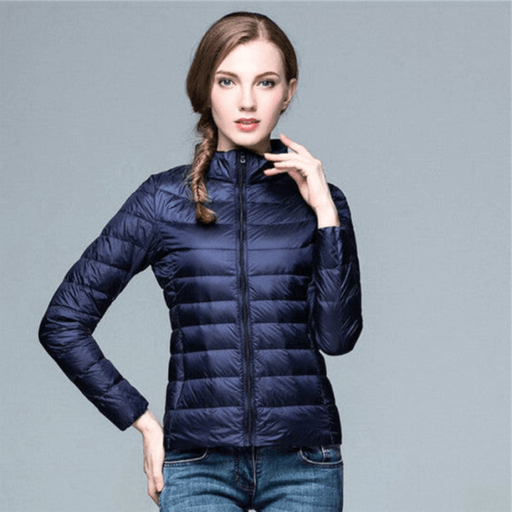 Aliams | Damen Jacke Elegante Leichte Daunenjacke Trendy & Bequem