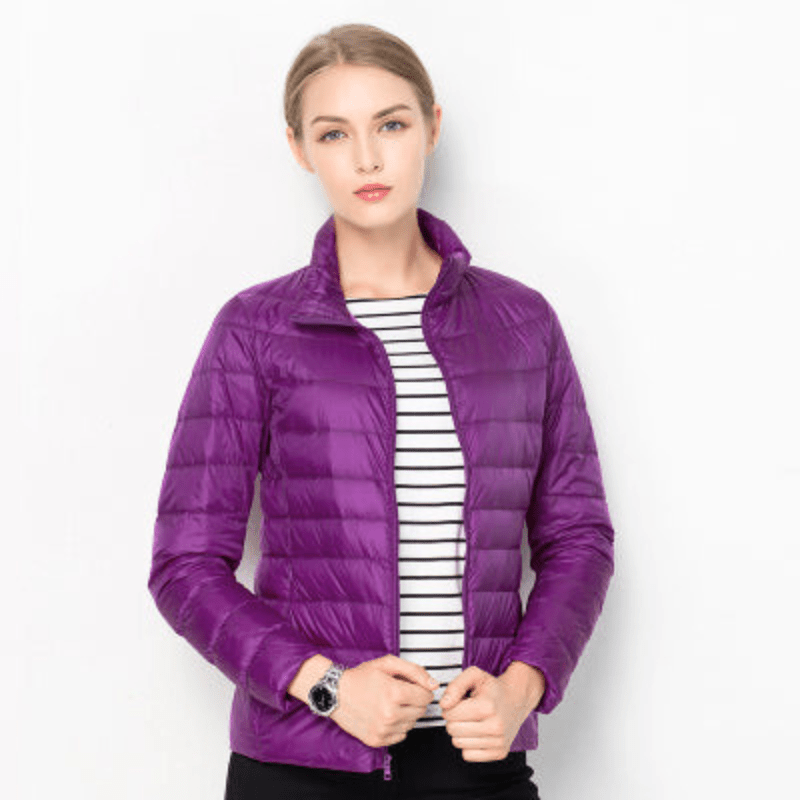 Aliams | Damen Jacke Elegante Leichte Daunenjacke Trendy & Bequem