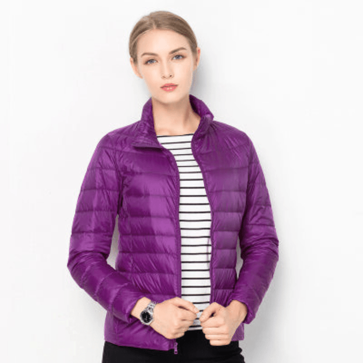Aliams | Damen Jacke Elegante Leichte Daunenjacke Trendy & Bequem