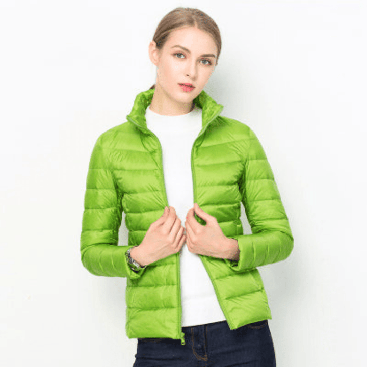 Aliams | Damen Jacke Elegante Leichte Daunenjacke Trendy & Bequem