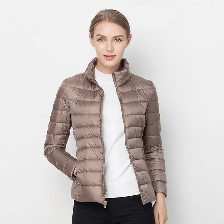 Aliams | Damen Jacke Elegante Leichte Daunenjacke Trendy & Bequem