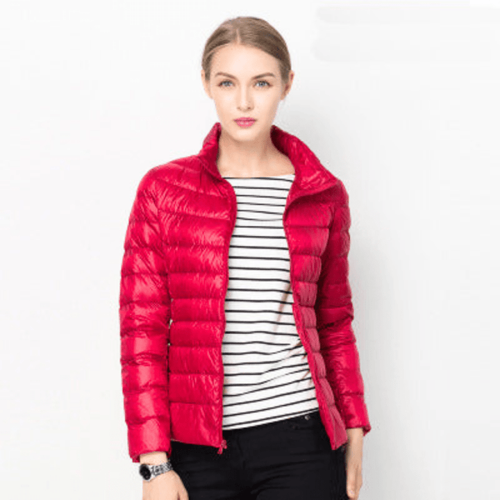 Aliams | Damen Jacke Elegante Leichte Daunenjacke Trendy & Bequem