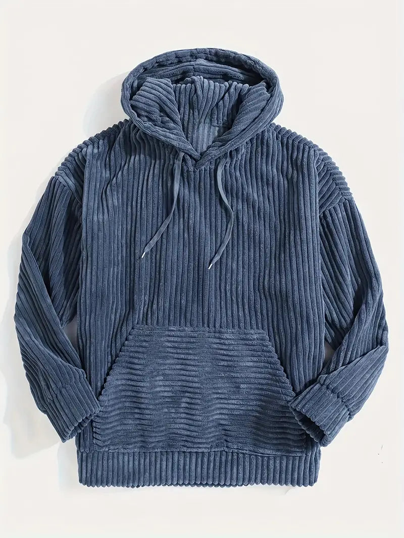 Strukturierter Kapuzenpullover Aus Cord