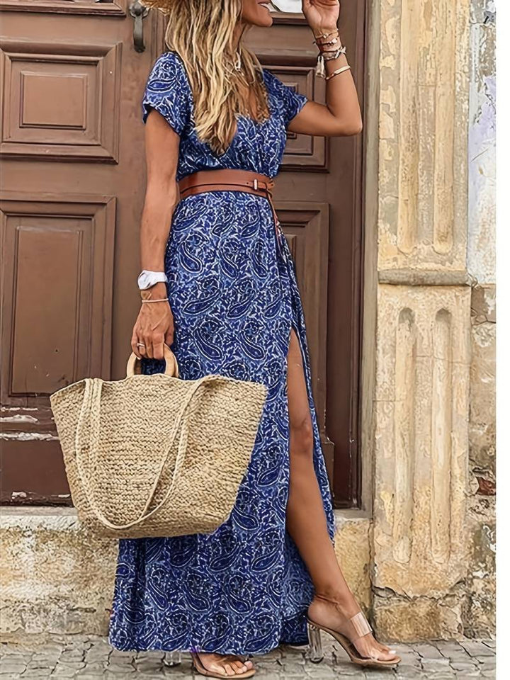 Aliams | Blumiges Maxikleid für Frauen