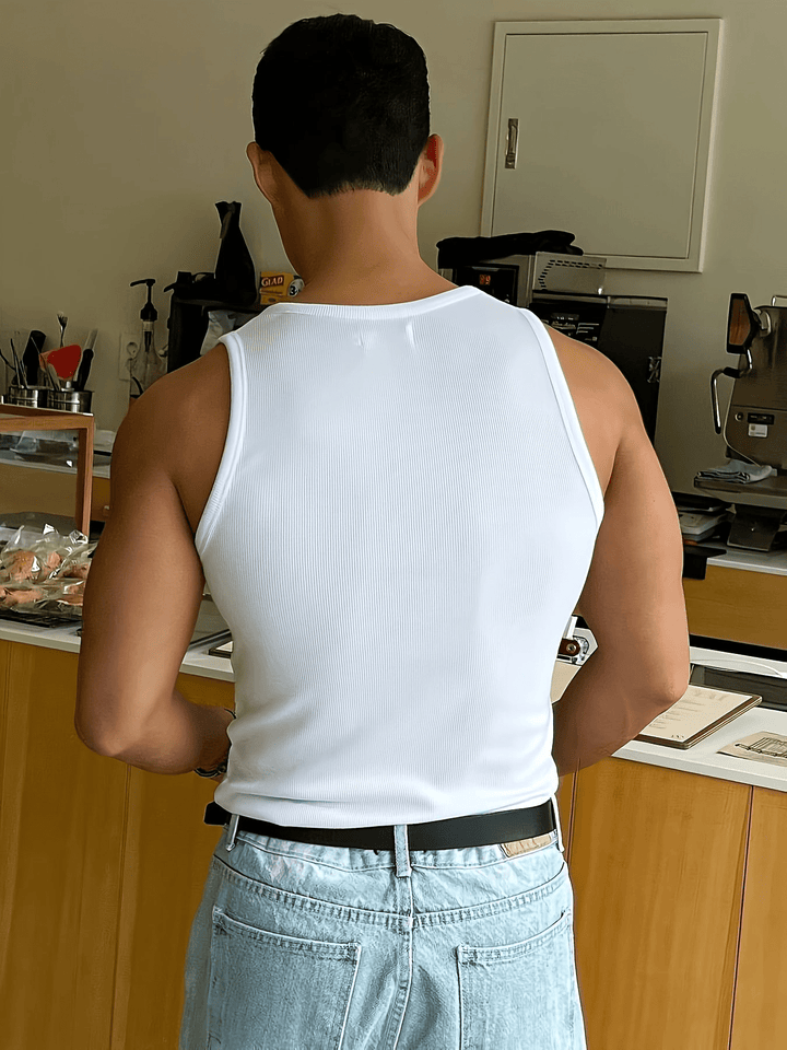 Aliams | Atemberaubendes Herren Tanktop für Frühling/Sommer