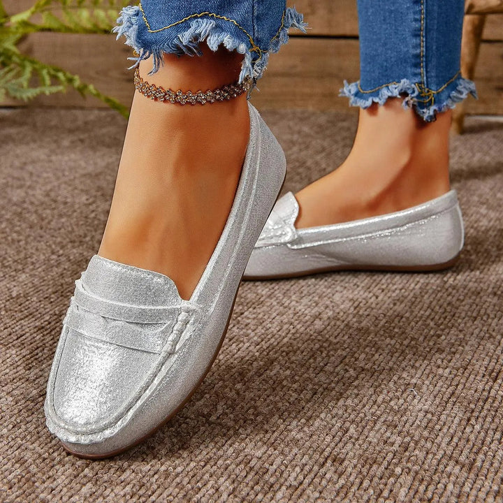 Aliams | Gommino Flat Crossed Soft Sole Women
