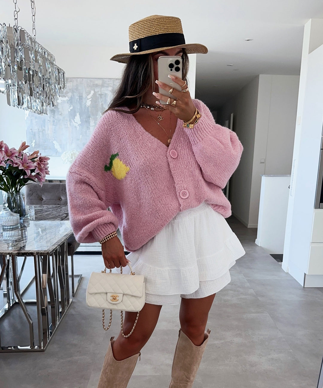 Aliams | Cardigan Limoncello Rosa