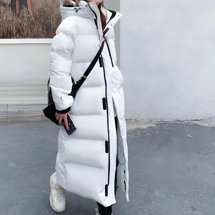 Lange Daunenjacke Für Den Winter