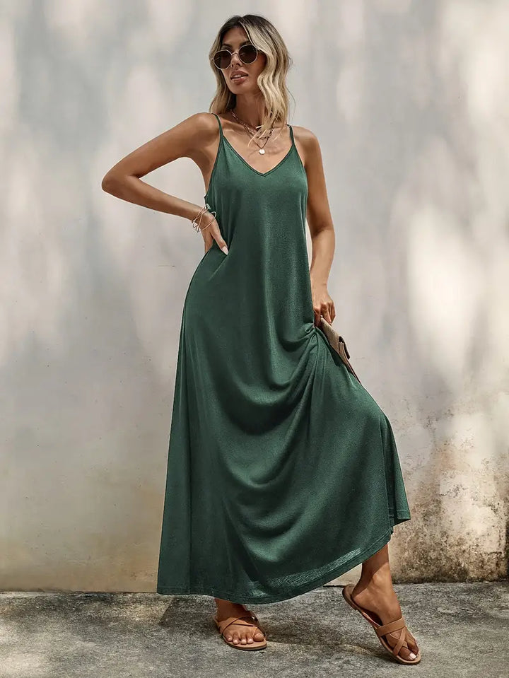 Elegantes ärmelloses Maxikleid