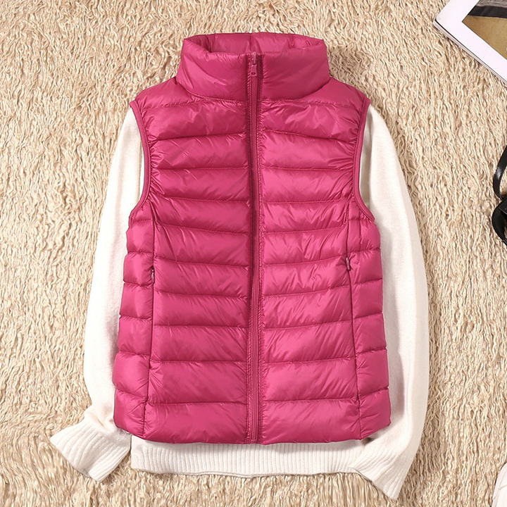 Aliams | Damen Leichte Steppjacke Ärmellose Weste