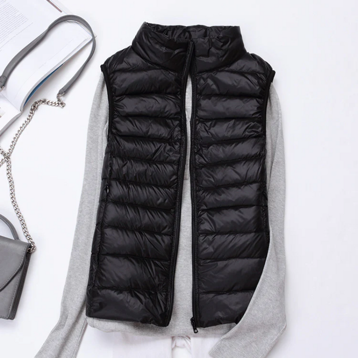 Aliams | Damen Leichte Steppjacke Ärmellose Weste