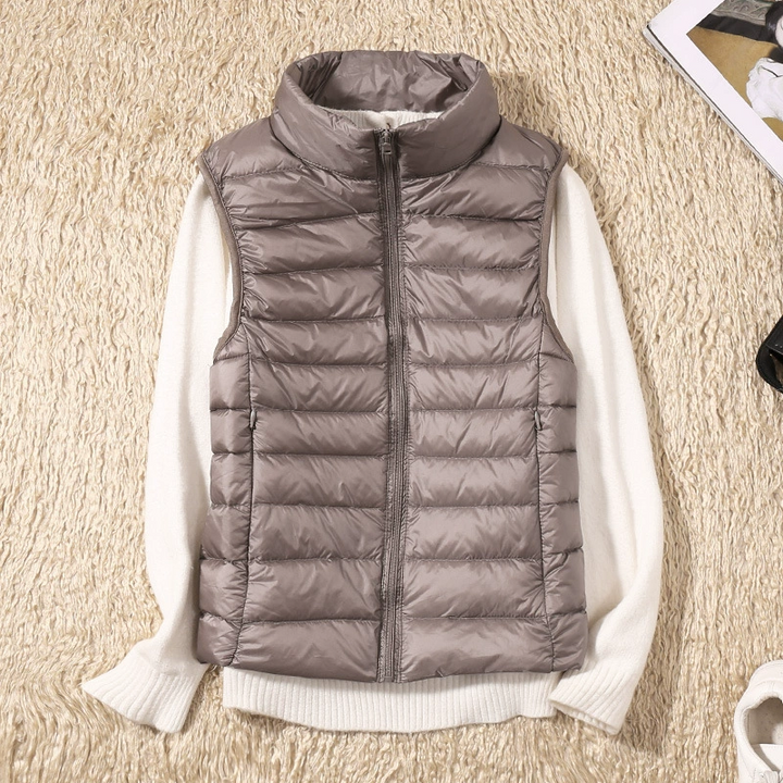 Aliams | Damen Leichte Steppjacke Ärmellose Weste