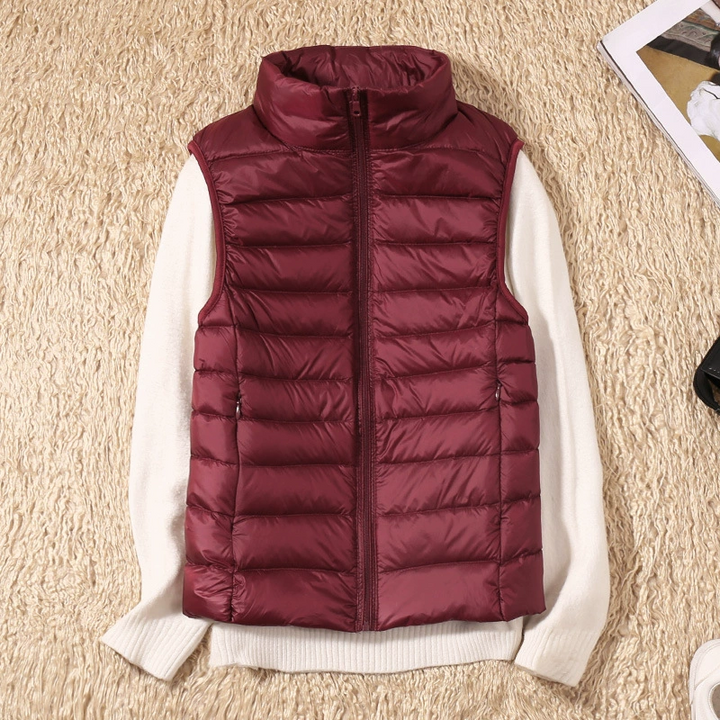 Aliams | Damen Leichte Steppjacke Ärmellose Weste