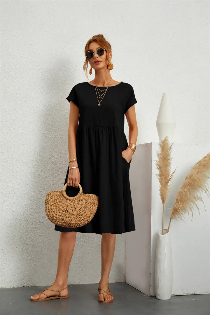 Aliams | Elegantes, Tailliertes Kleid mit Zeitlosem Stil für Frauen