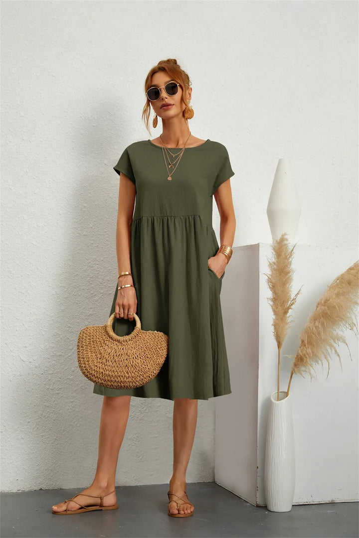 Aliams | Elegantes, Tailliertes Kleid mit Zeitlosem Stil für Frauen