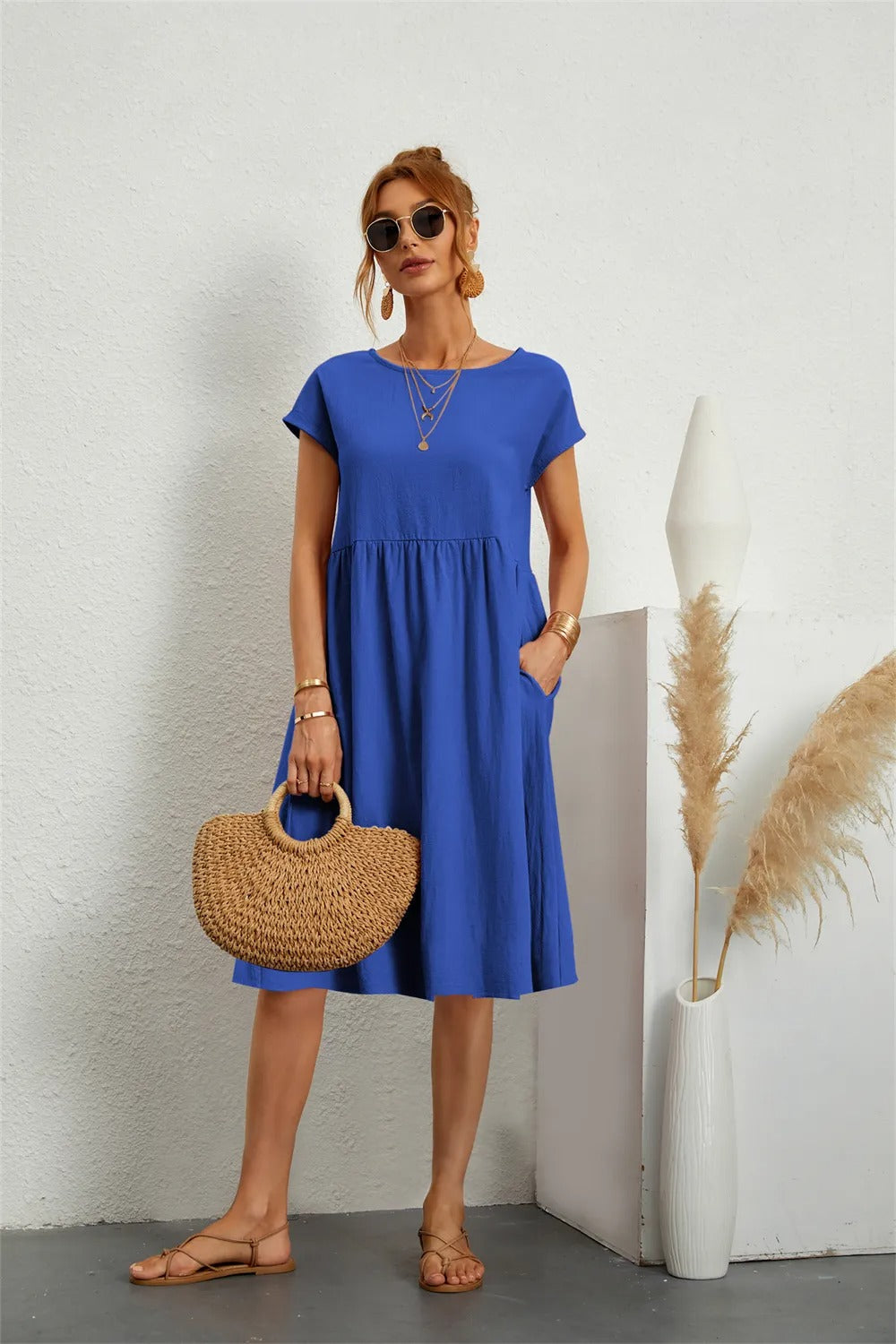 Aliams | Elegantes, Tailliertes Kleid mit Zeitlosem Stil für Frauen