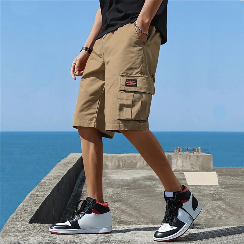 Aliams | Baggy Shorts mit Mehreren Taschen