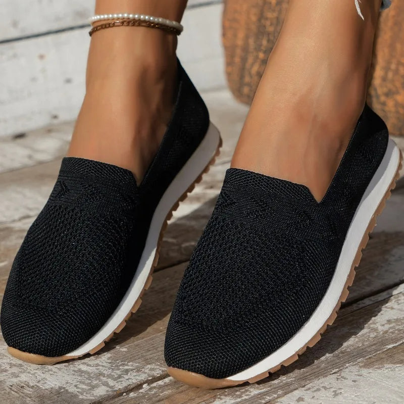 Jolanda | Atmungsaktive Slip-On Sneakers Für Damen