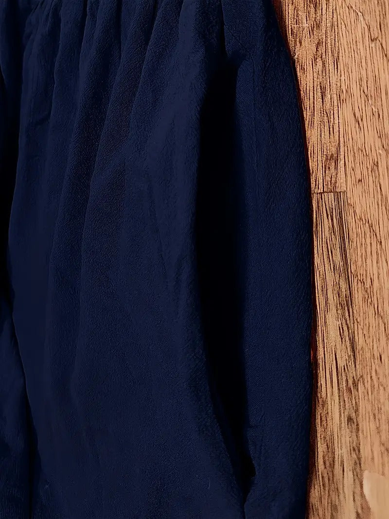 Aliams | Raffinierte Leinen Sommerkleid mit Praktischen Taschen