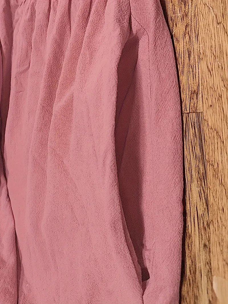 Aliams | Raffinierte Leinen Sommerkleid mit Praktischen Taschen