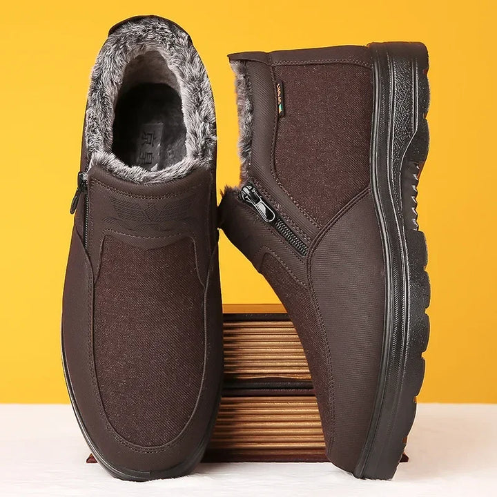 Herren Warme Bontschuhe – Extrem Weich mit Orthopädischer Unterstützung