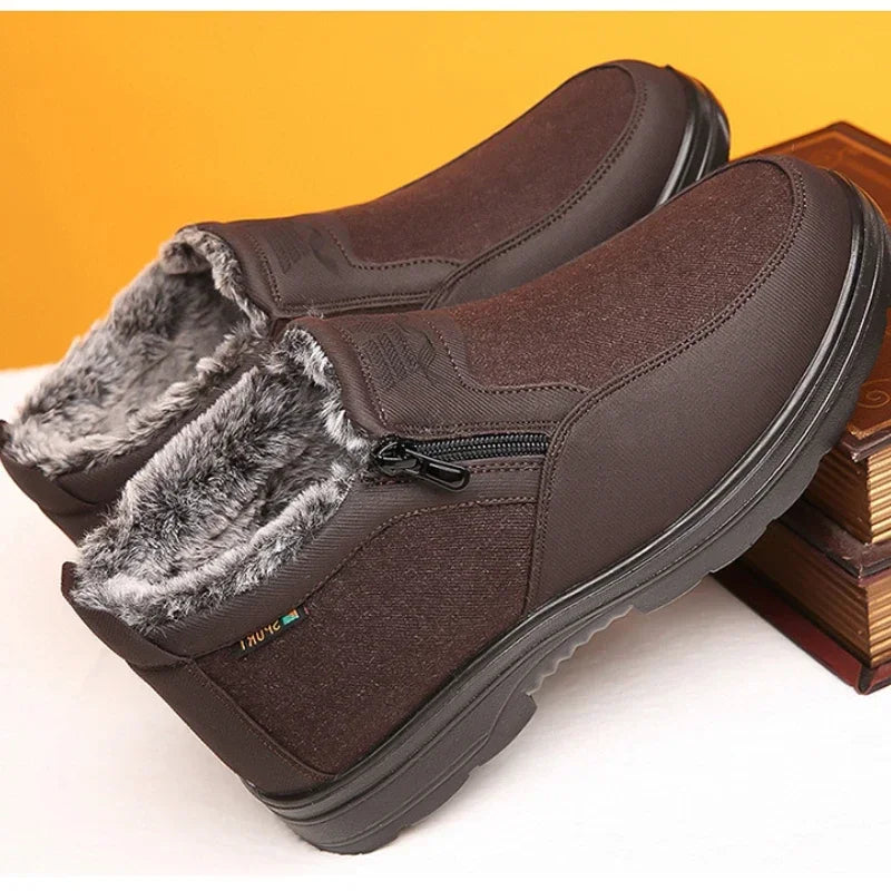 Herren Warme Bontschuhe – Extrem Weich mit Orthopädischer Unterstützung