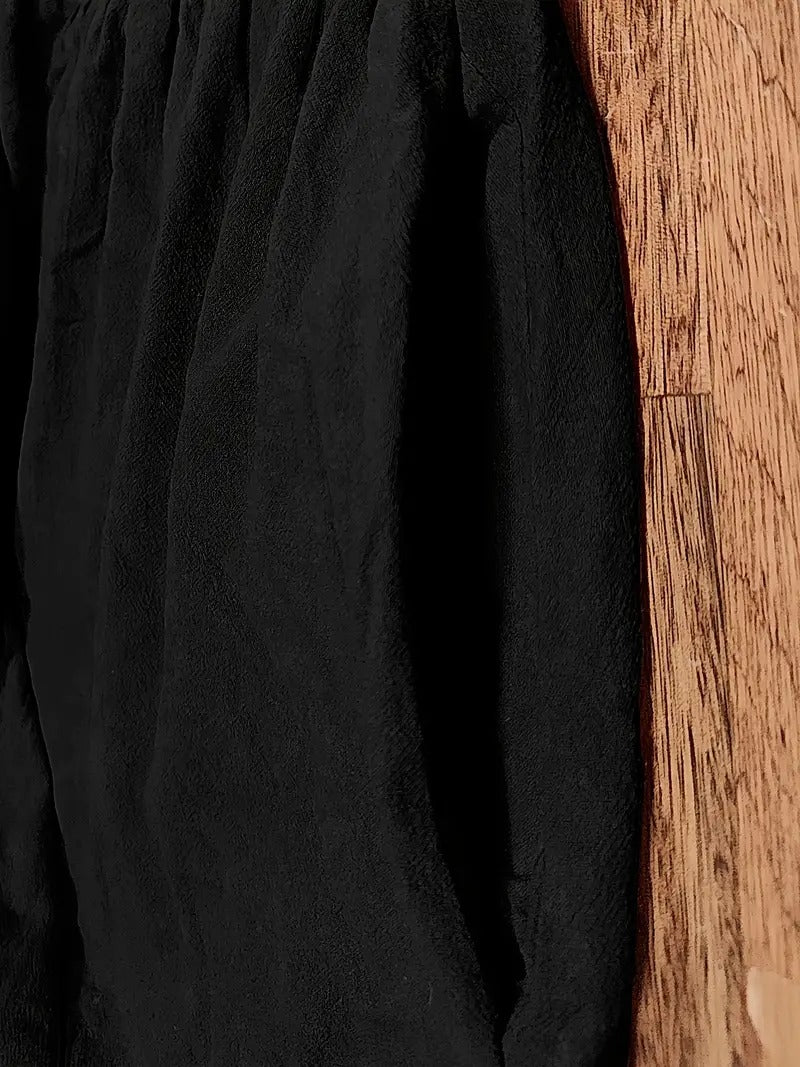 Aliams | Raffinierte Leinen Sommerkleid mit Praktischen Taschen