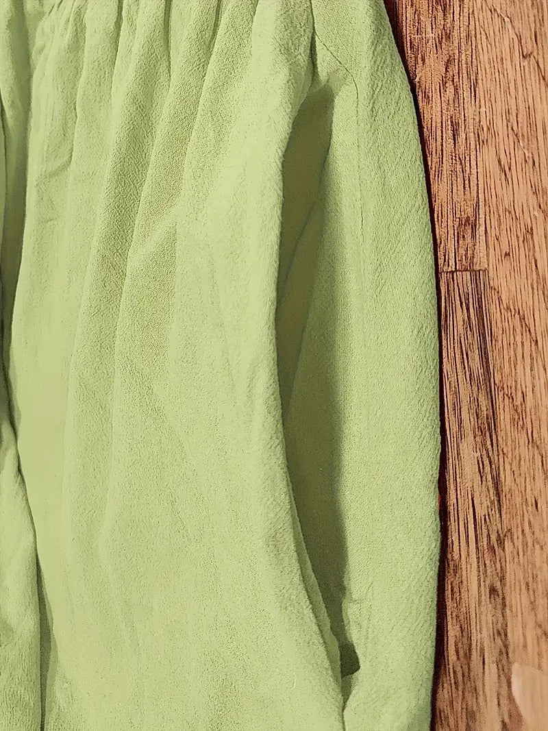 Aliams | Raffinierte Leinen Sommerkleid mit Praktischen Taschen