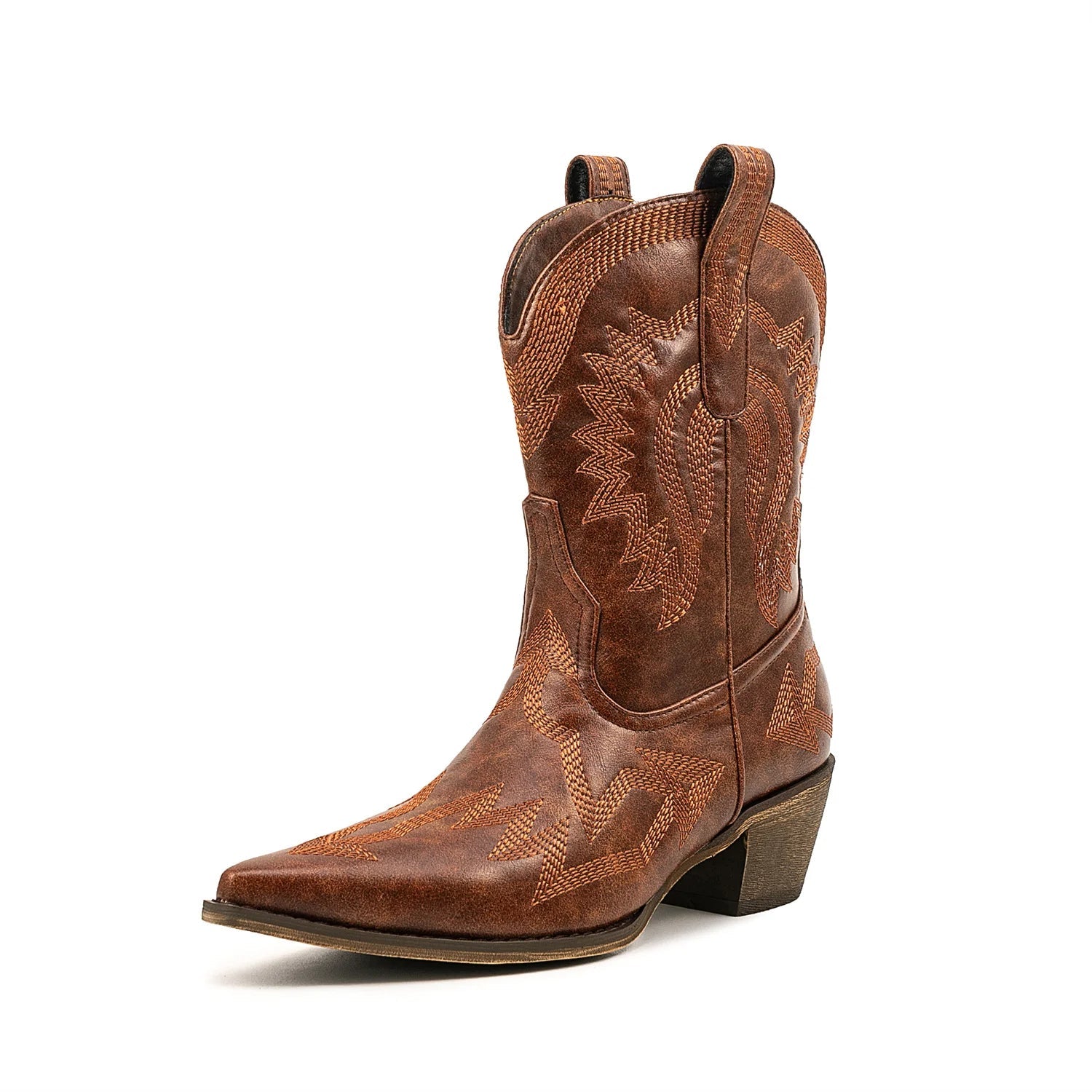 Sinaa | Klassische Western-Leder-Cowboystiefel Für Damen