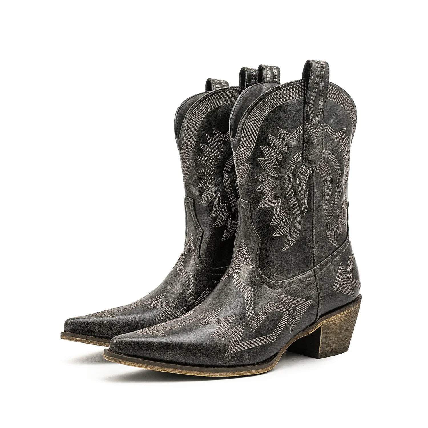 Sinaa | Klassische Western-Leder-Cowboystiefel Für Damen