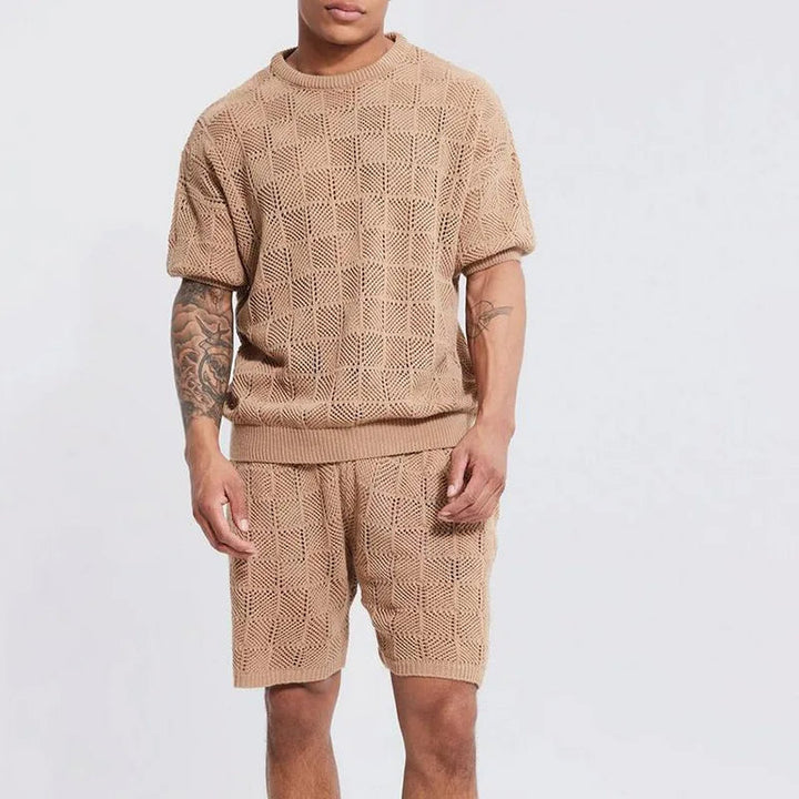 Herren Strick Sommer Set Leicht & Komfortabel