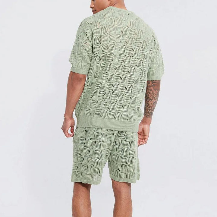 Herren Strick Sommer Set Leicht & Komfortabel