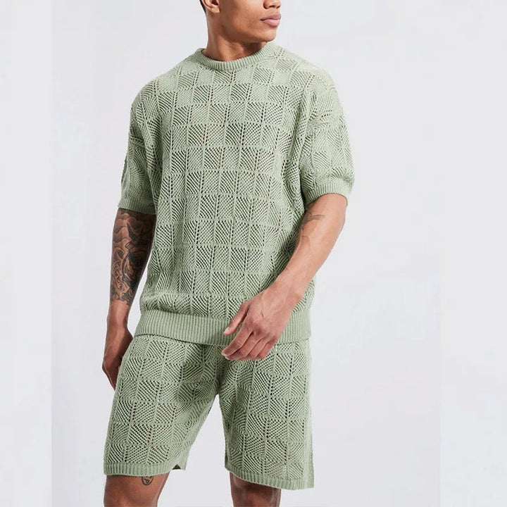 Herren Strick Sommer Set Leicht & Komfortabel
